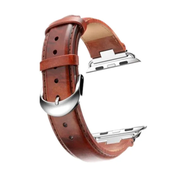 Genuine Leather watch Strap For apple watch band 4 44/40mm Diamond Bracelet for iwatch Series 3 2 1 42/38mm watches accessories