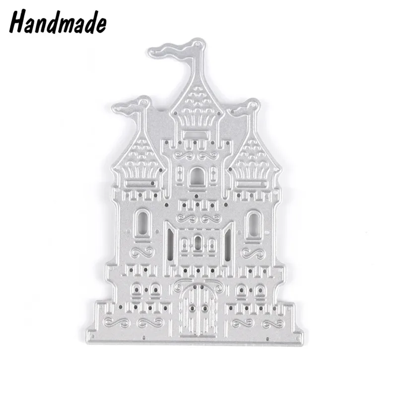 Замок дизайн металла стали высечки штампы трафареты скрапбукинга Papar карты