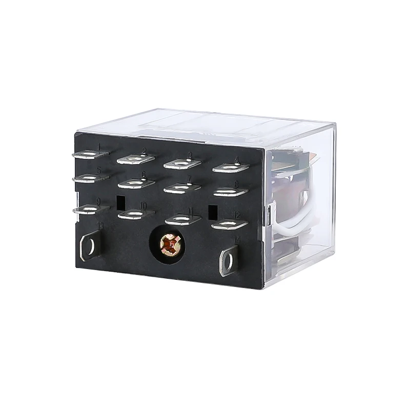 HH64P LY4NJ мини электромагнитные реле AC 220V 110V DC 24V 12V 10A 14 Pin Реле питания 4PDT катушки