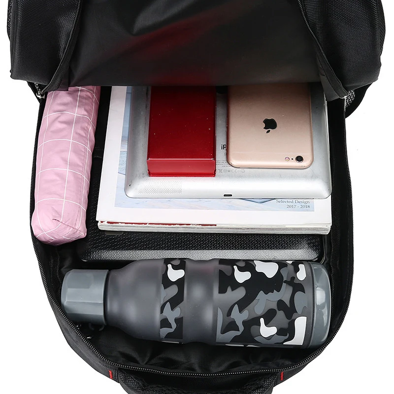 Нейлоновый вместительный рюкзак для мужчин повседневный школьный ранец