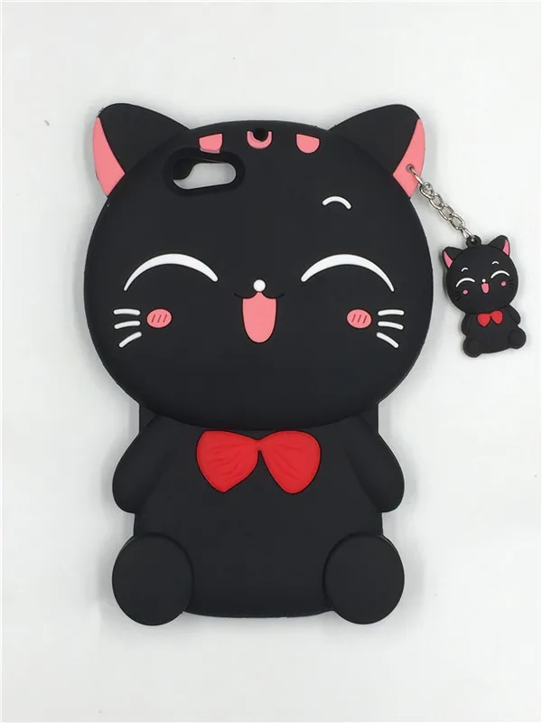 Для OPPO A71 3D мультфильм Kawaii Бабочка для кошек Мягкий силиконовый чехол