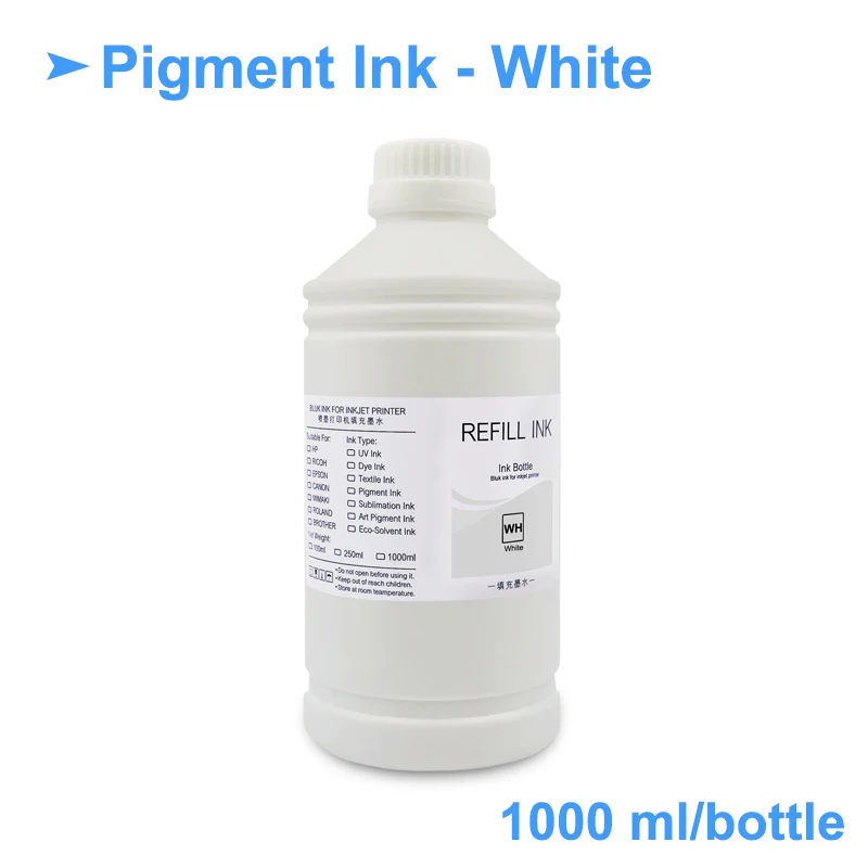 DX6 белых чернил пигмента для Epson Stylus Pro WT7900 7900CTP WT7910 7910CTP 7900 7910 белый пигментные