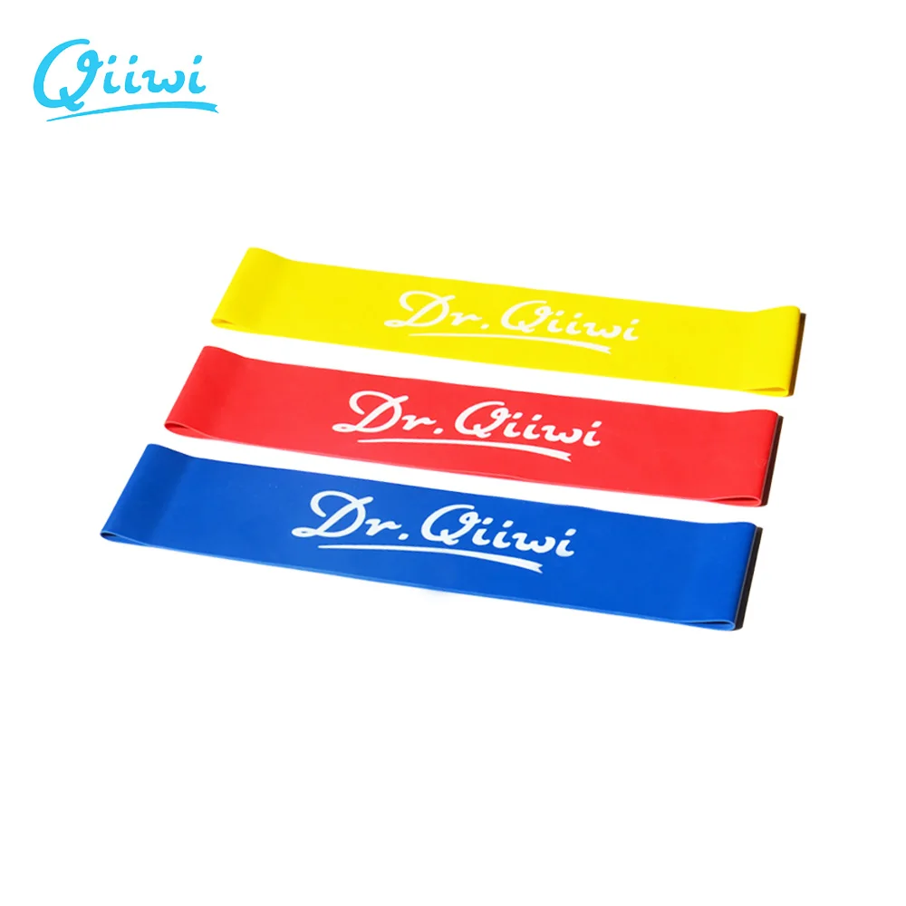 Light Dr. Qiiwi Эспандеры Эластичная лента для Фитнес растяжения с резиновой петлёй для тренировок спортивные Йога Пилатес блины для кроссфита(3 шт./компл - Цвет: Light