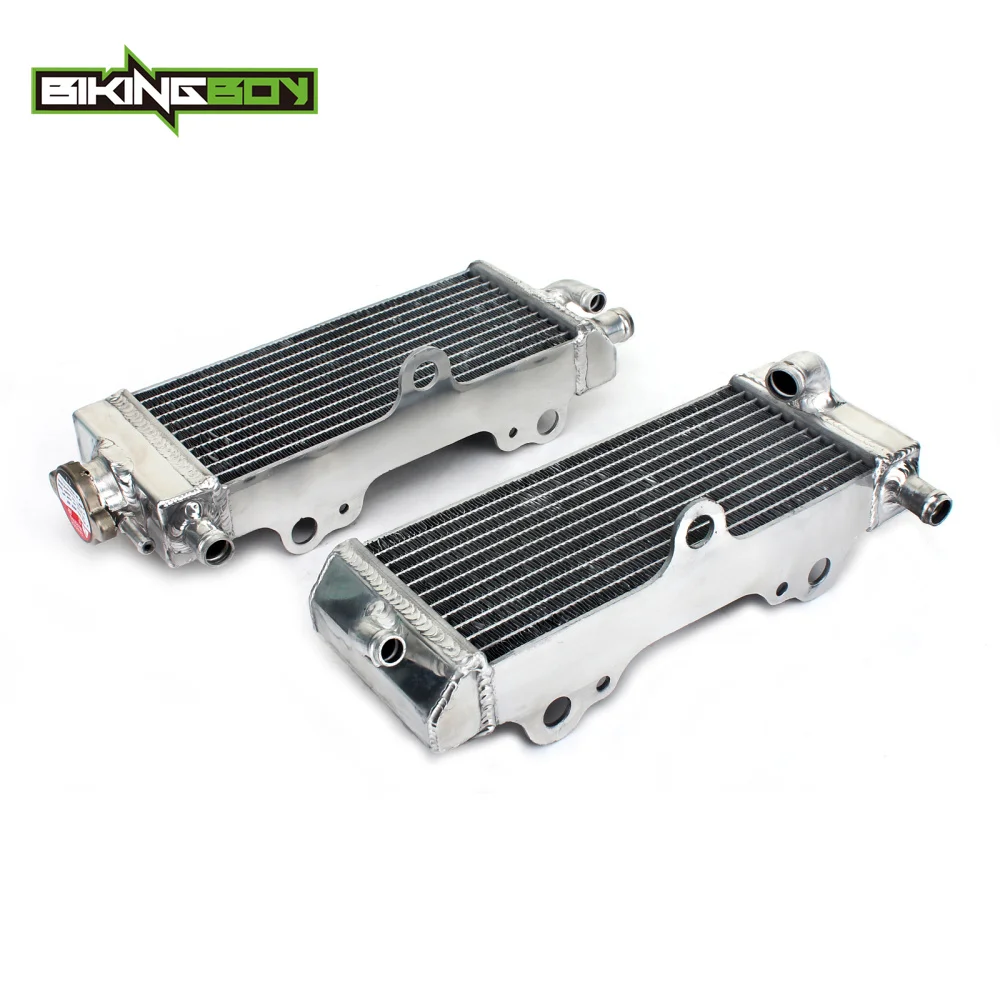 BIKINGBOY радиатор водяного охлаждения двигателя кулер YZ 125 250 96-19 15 14 13 12 11 10 09 YZ250X 16 17 18