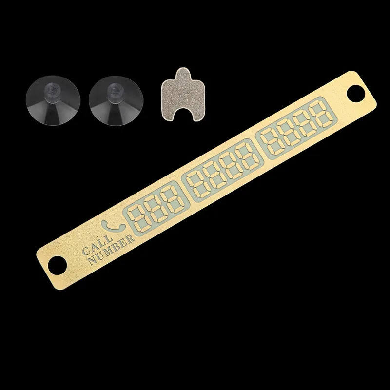 Большой размер 15*2 см карточка для временной парковки с английской надписью и