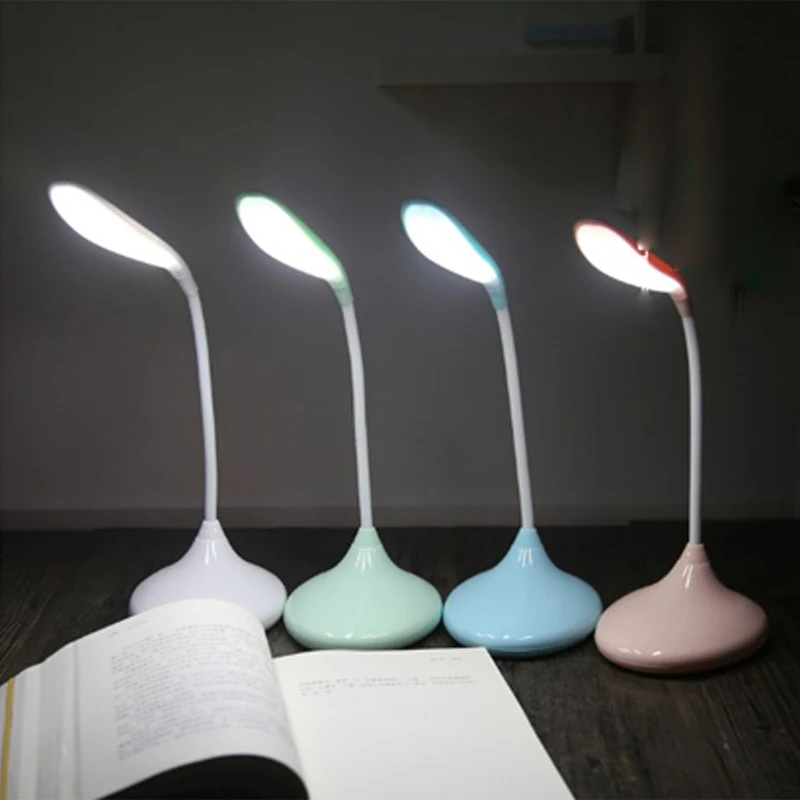 

12 leds Rechargeable Desk Lamp USB Eye-Caring Table Lamp 360 rotating fold Desk Lamp For Reading Learning Night Light
