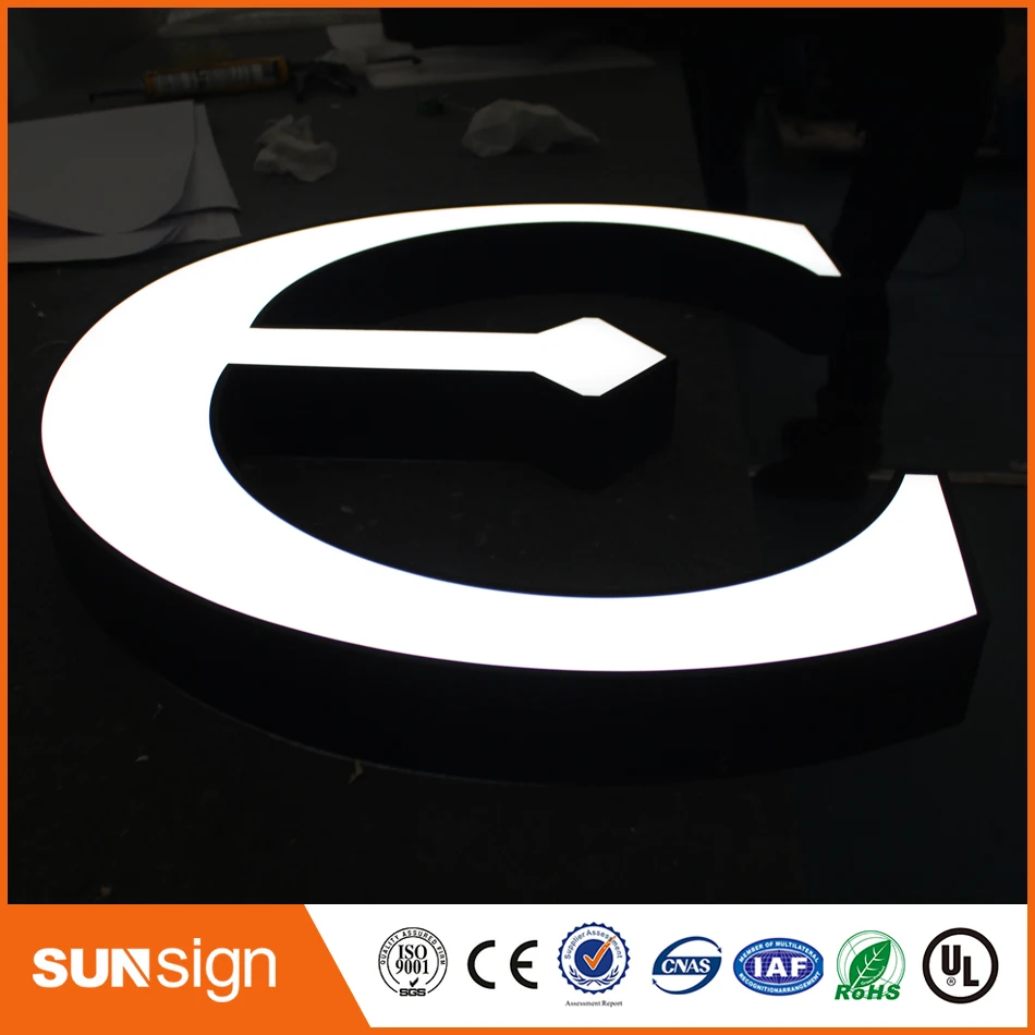 Светодиодная алюминиевая печатная плата канал Samsung буквенный знак для