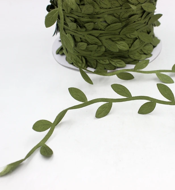 Недорогие искусственные шелковые листья 5 метров цветок для свадебного