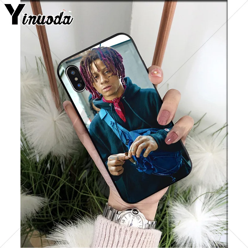 Yinuoda хип-хоп рэпер Trippie redd силиконовый мягкий ТПУ Черный чехол для телефона для iPhone X XS MAX 6 6s 7 7plus 8 8Plus 5 5S SE XR