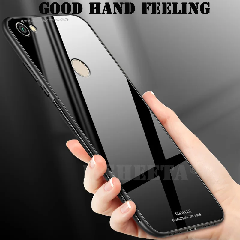 Hybrid 9H Tempered Glass Hard Back Case For Redmi 5 Plus 5A 4A Soft TPU Silicone Frame Cover Xiaomi Note Prime 4 4X |