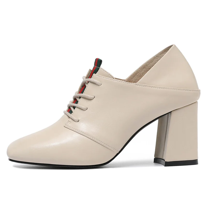 Оптовая продажа Новое поступление 2018 женская обувь на толстом высоком каблуке