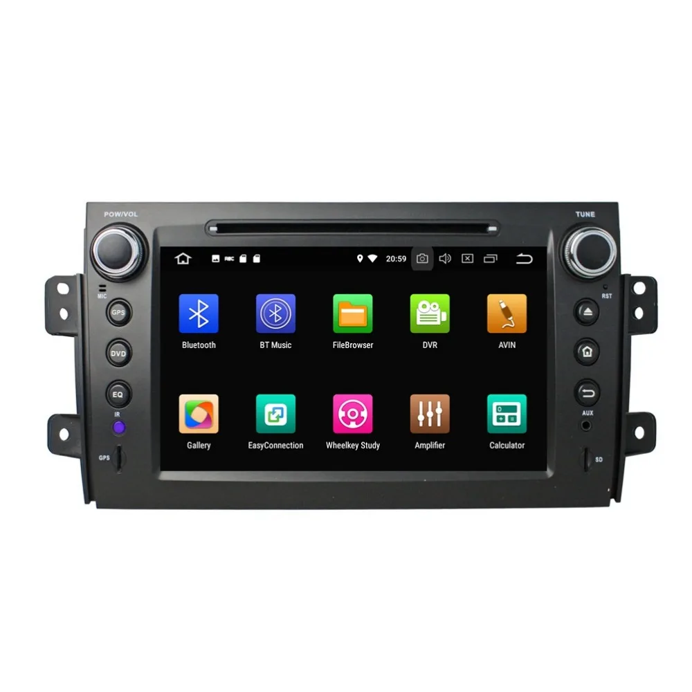 8 &quotAndroid 0 Octa Core автомобильный ПК DVD мультимедийный GPS-навигатор для Suzuki SX4 2006-2012