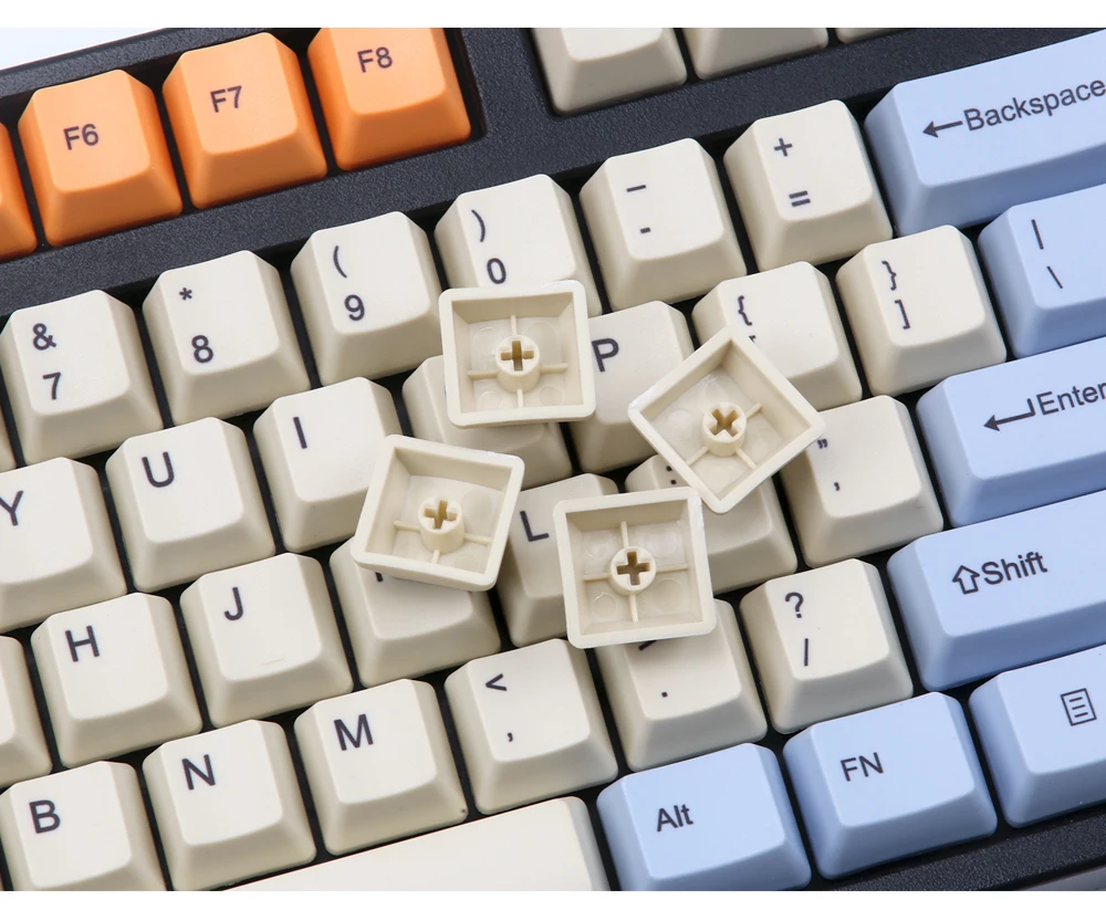 ANSI 104 ключ топ печать набор ключей толстые PBT OEM профиль колпачки для 61 87 104 MX механическая клавиатура