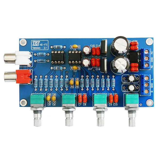 SCLS NE5532 OP AMP HIFI усилитель громкости Tone EQ плата управления DIY наборы|Усилители