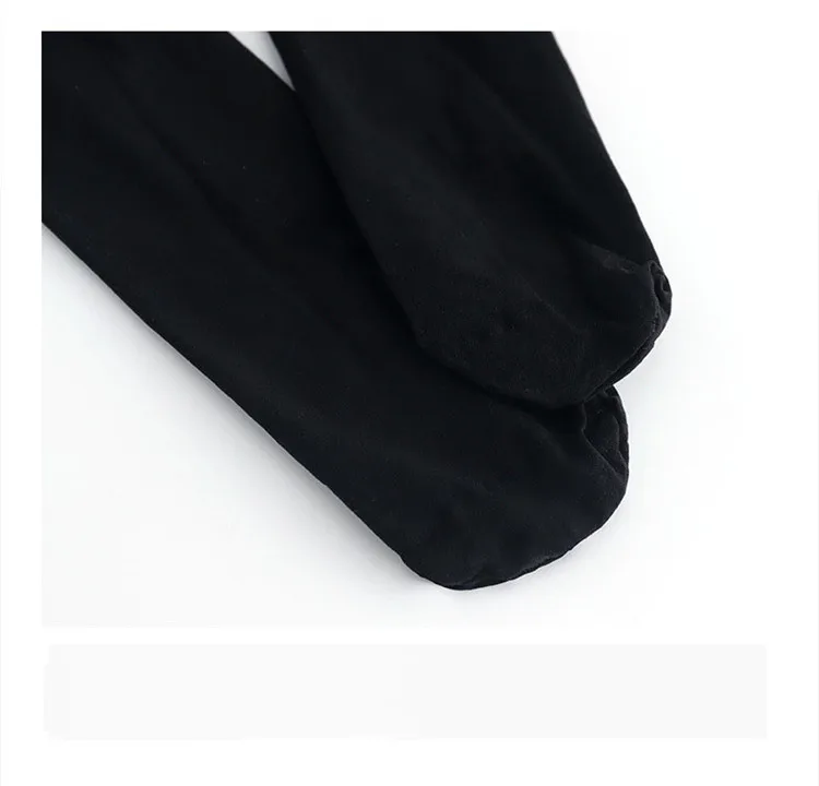 Летние детские Нескользящие Школьные носки для выступлений Chaussettes Kniekousen Meisje, гольфы для маленьких девочек - Цвет: Pure  black