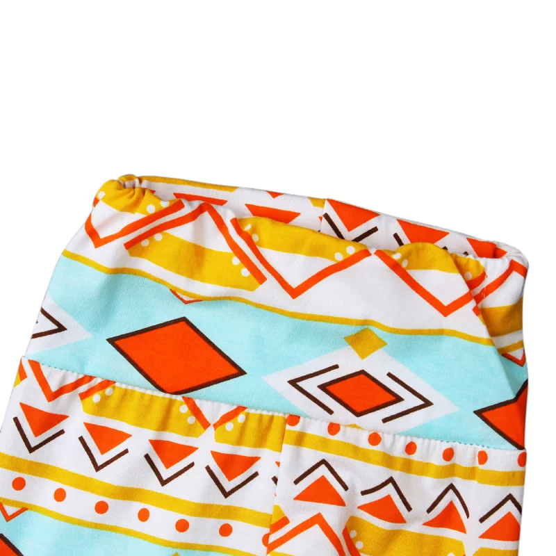 Симпатичная Одежда для маленьких девочек комплект Hello World хлопковый комбинезон +