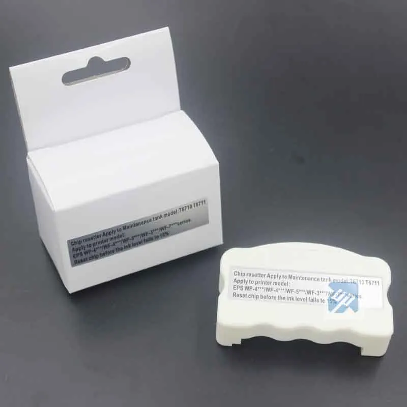 T6710 T6711 отработанных обломок Resetter для Epson WF 7110 WP 4023 Pro 4025 4015 4525 4545 4595 принтер|Чип