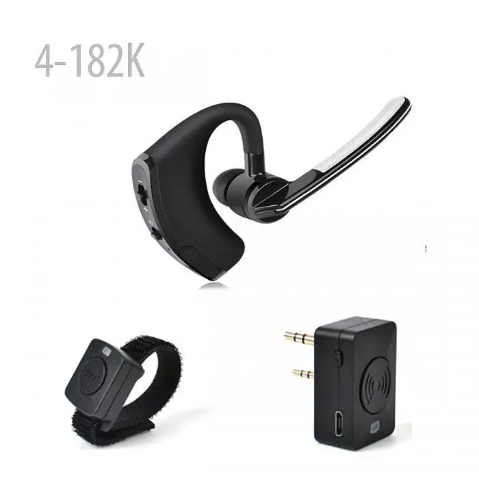4 182 Bluetooth гарнитура наушник беспроводной PTT HT Walkie Talkie (есть различные