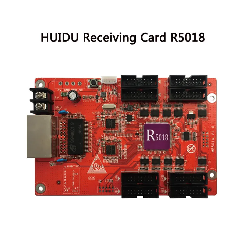 HUIDU R500 R501 R5018 R507 R505 приемный картоприемник контроллер работает с отправителем huidu