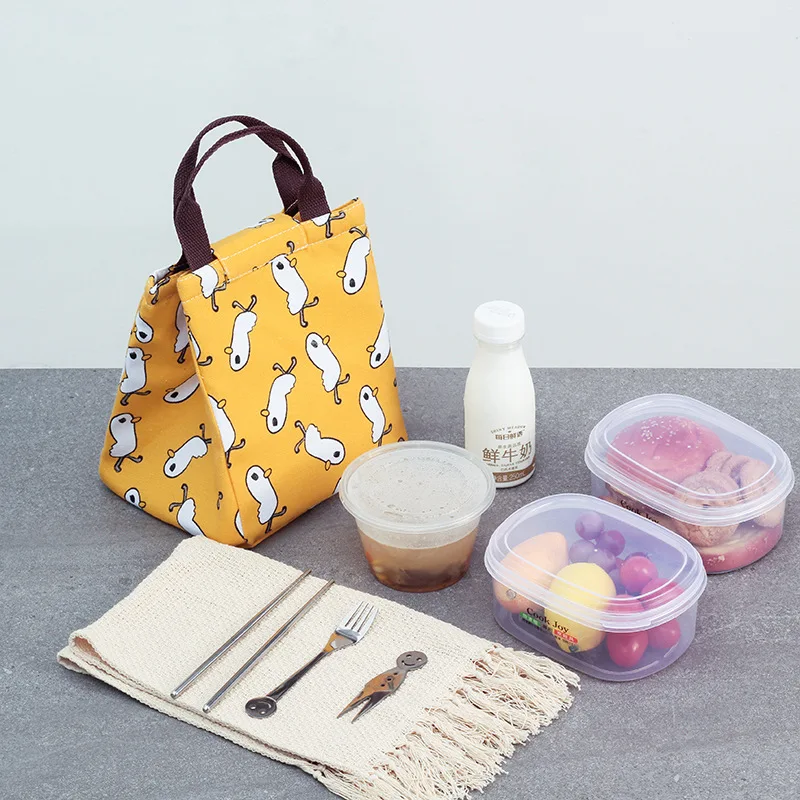 Изолированный термальный ХОЛОДНЫЙ ЛАНЧ мешок для детей студенческий ланч пакет