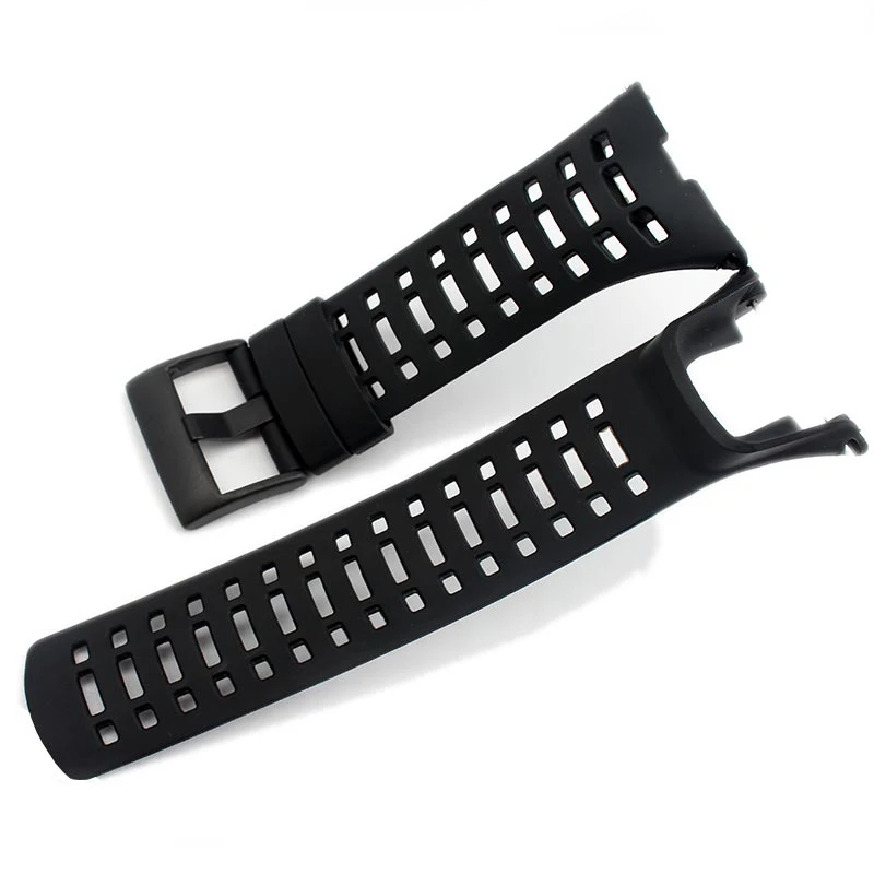 

35mm Black Buckle Silicone Watch Band Strap Watch for SUUNTO Ambit 1 2 3 2R 2S Replacement Sport Wristband
