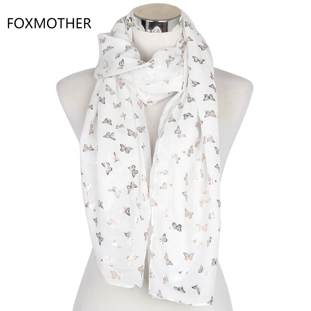 FOXMOTHER 2018 Новый дизайн женские белые серые металлическая Золотая фольга Блестящие