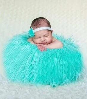 Горячая Распродажа Новорожденный ребенок искусственный мех Одеяло для