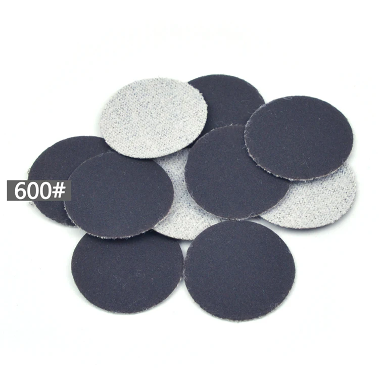POLIWELL 50 шт. 1 дюймовый шлифовальный круг 1000/3000/5000 шлифовальные диски водонепроницаемый Флокирование абразивной наждачной бумаги для небольшой площади тонкой полировки