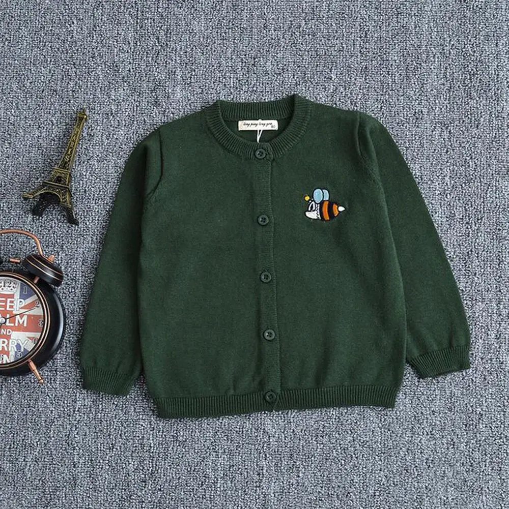 Осень-зима для мальчиков джемпер девушки малышей свитер Детский с круглым