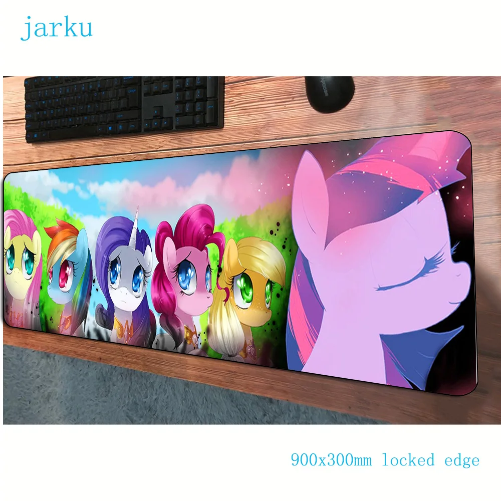 Коврик для мыши JARKU 90x30 см игровой коврик с my little pony геймерский милые игровые