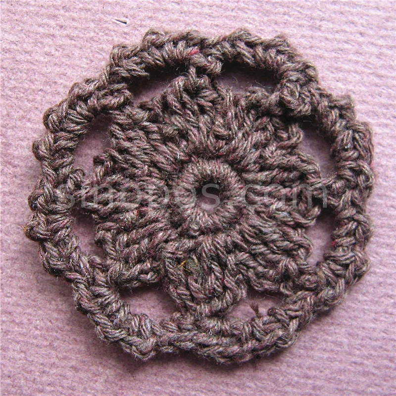 Ручная работа крючком цветы античный шик Скрапбукинг Салфетка настольная чашка