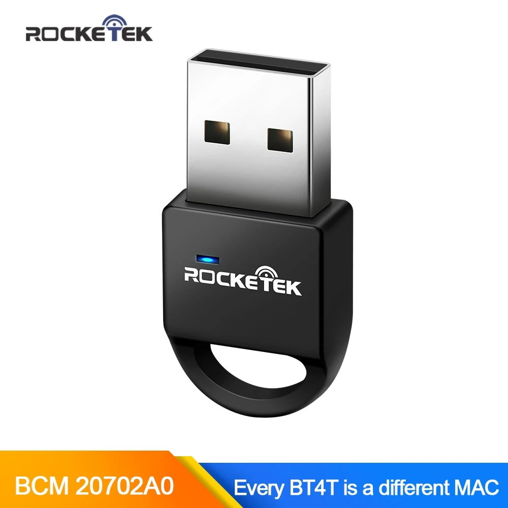 Rocketek Broadcom BCM 4 0 A2DP Bluetooth адаптер независимый MAC USB ключ для ПК компьютера динамик