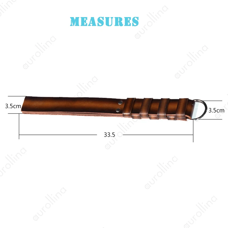 

Strict Leather Three Layer Leather Bondage Slapping Paddle Loud Sound Slapper Spanking Tool Impact Play Toy Intense Spanking