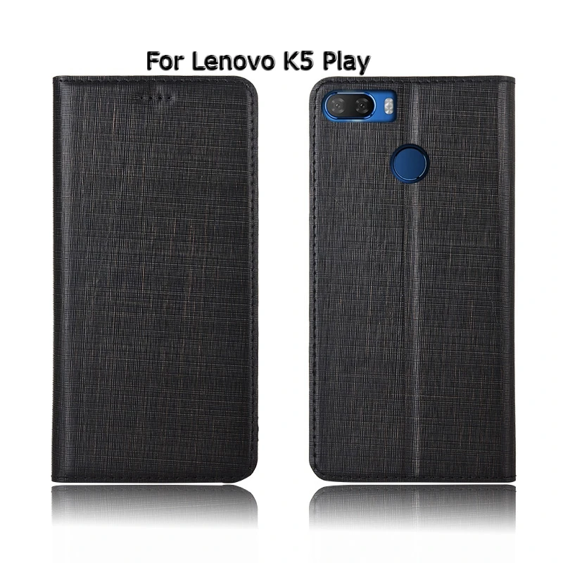 Чехол-книжка ручной работы из натуральной кожи для lenovo K5 S5 K5s Pro Play K520 с магнитной подставкой