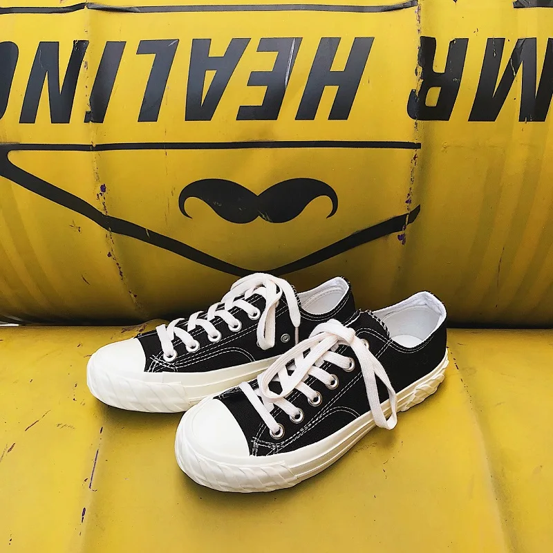 new men Canvas Shoes Flat Platform Loafers Vulcanize Casual Pumps Neutral Fashion Classic Designer Brands Sneakers | Обувь