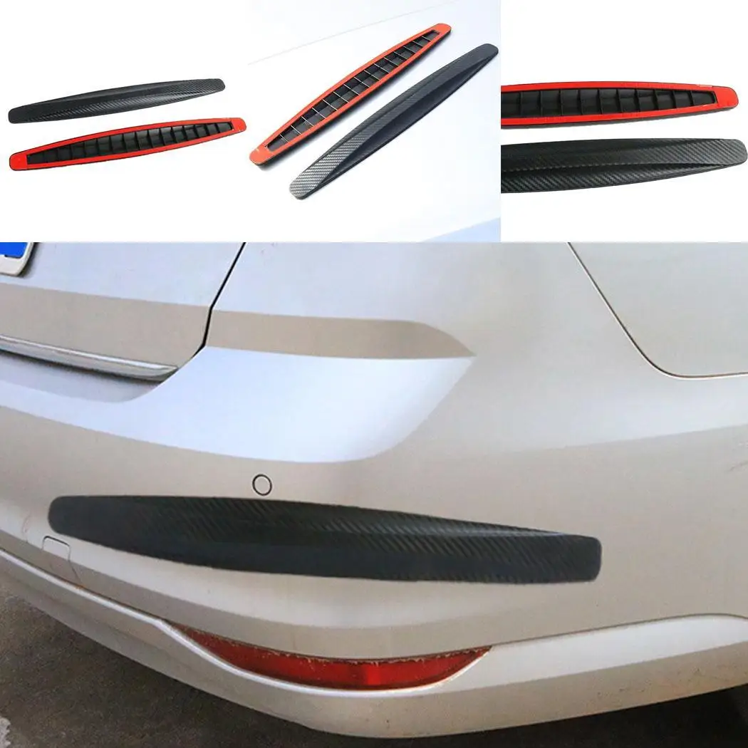 1 Pair Car Bumper Protector Corner Guard Easily posted and removed Body Sticker General Anti-Scratch Strips | Автомобили и