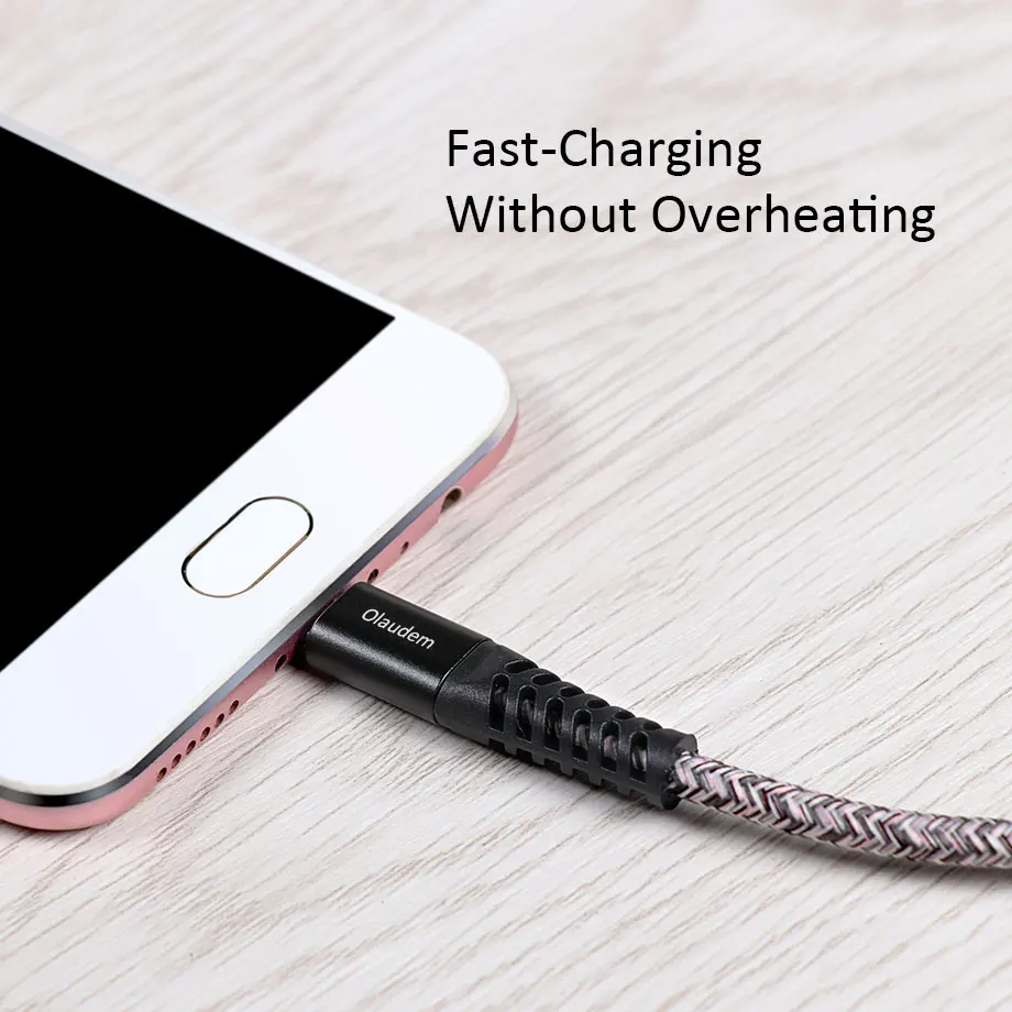 Шейные скобки... телефон кабели Хлопок Плетеный USB Micro кабель быстро зарядный для
