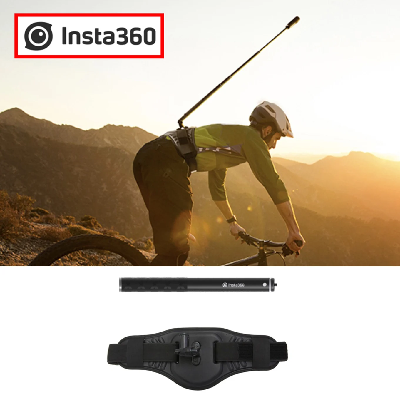 Носимый поясной ремень с невидимой селфи палкой для Insta360 ONE X и ONE|Аксессуары