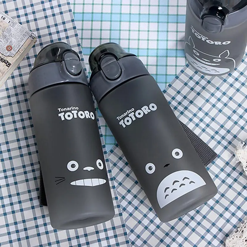 Noccol 500 мл/700 мл Тоторо бутылка для воды мультфильм скраб бисфенол-а спорта