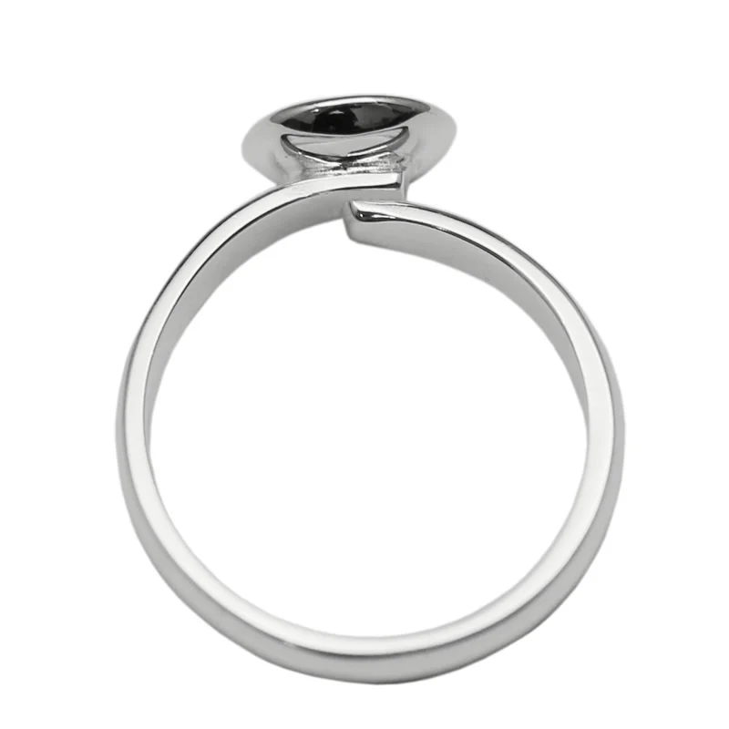 

Beadsnice 925 sterling silver ring blanks 6mm round jewelry findings 35402