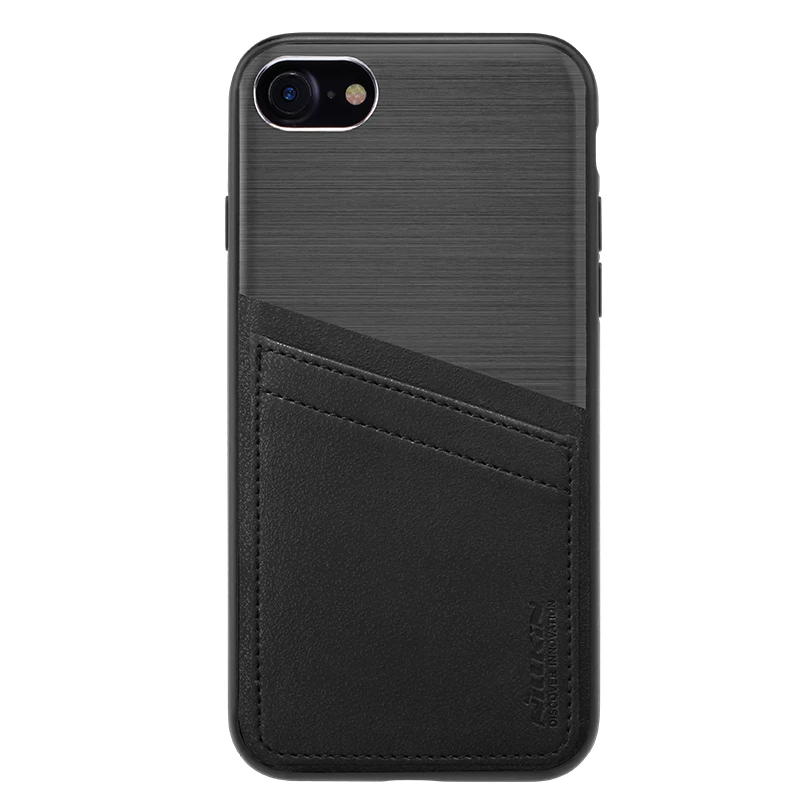 NILKIN для iphone 7 чехол NILLKIN Стильный комбинированный ретро кожаный+ Матовый металлический слот для карт задняя крышка для телефона для Apple iphone 7