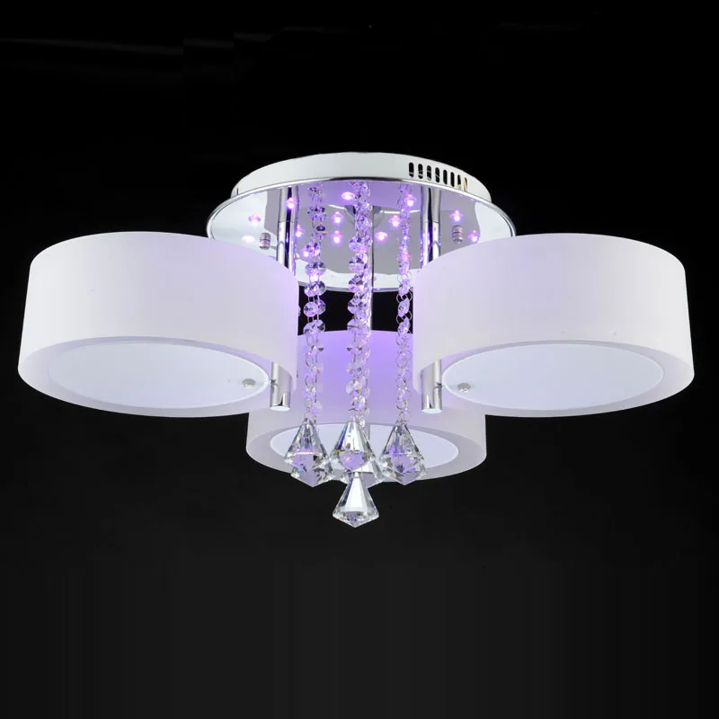 Светодиодная люстра Ecolight с дистанционным управлением 3 света RGB для гостиной