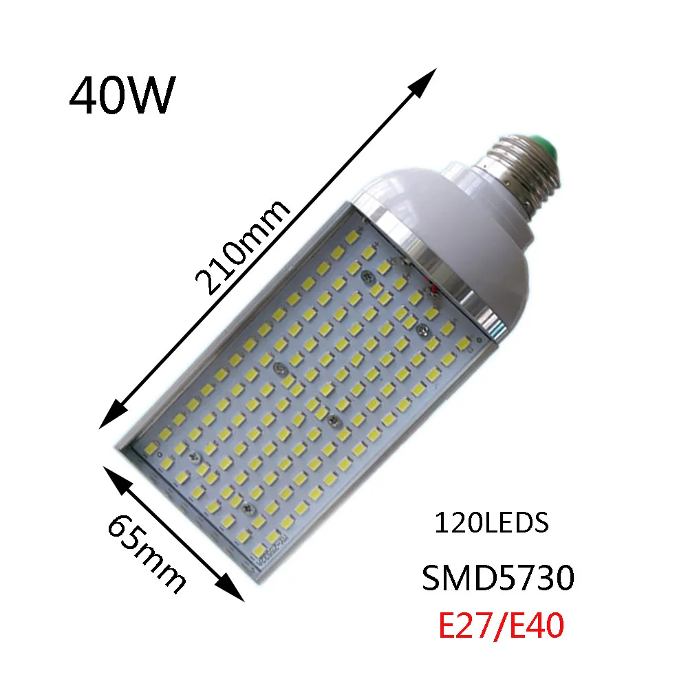 30W 45W 65W 80W 100W E27/E40 LED street Light led corn light parking lot 2 years warranty | Лампы и освещение