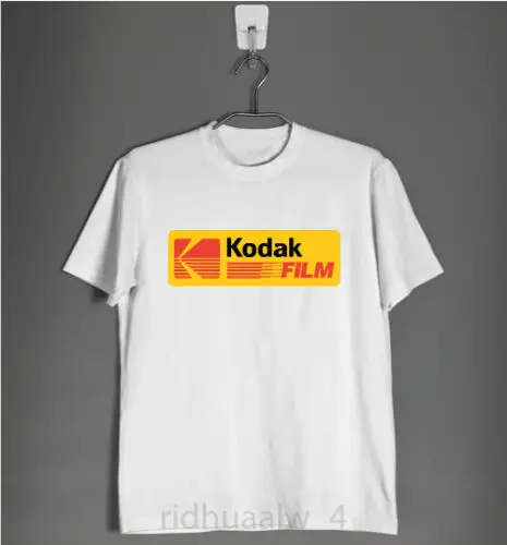 Kodak пленка камера логотип новая футболка Летняя футболка бренд Фитнес Бодибилдинг мужские футболки с коротким рукавом