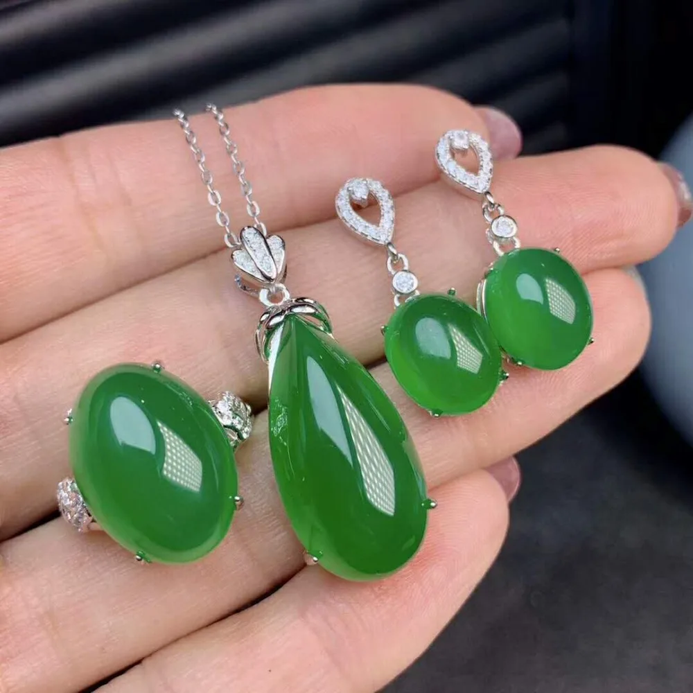 Женский ювелирный комплект из кольца и серёг серебра 925 пробы | Ювелирные наборы