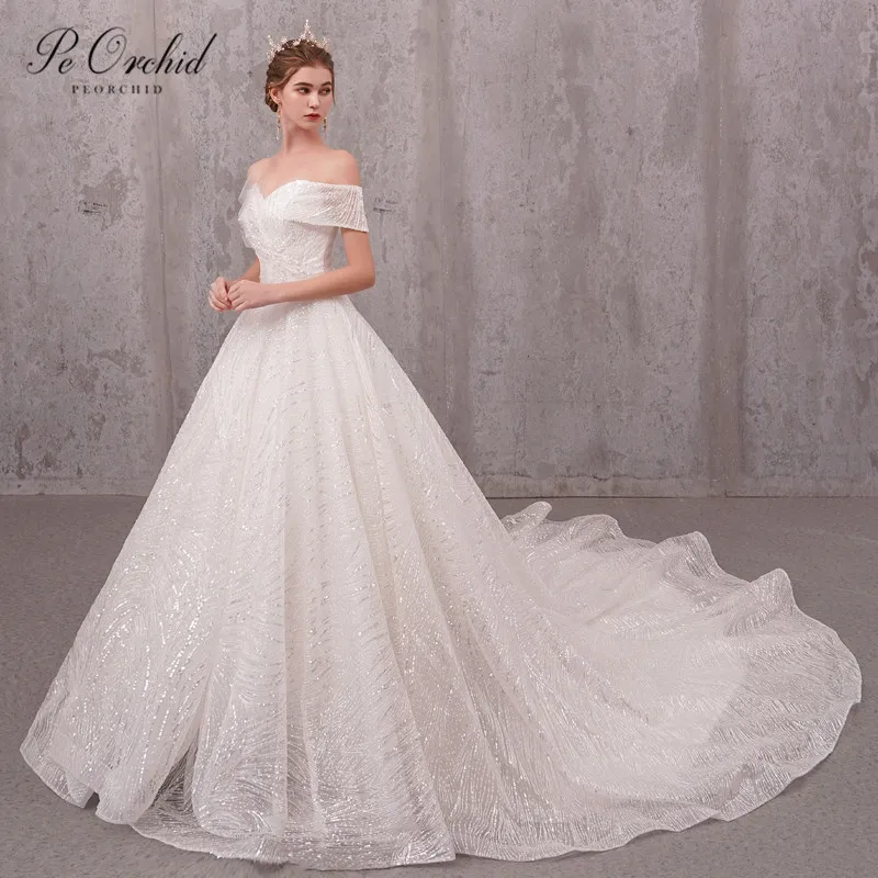 Женское кружевное платье PEORCHID романтичное винтажное с открытыми плечами и