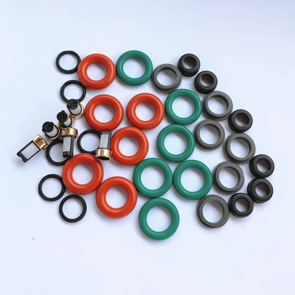 free shipping 6Sets Fuel Injector Repair Kits For Parts# 6G9N-AB LR001982 30777501 85212259 For Volvo S80 / V70 / XC60 AY-RK064