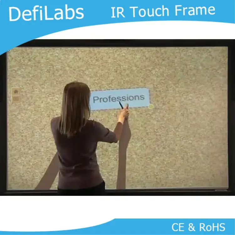 DefiLabs Лучшая цена 65 &quotIR сенсорный экран рамка 16:9 формат 10 точек для