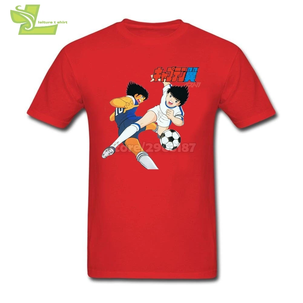 Captain Tsubasa для костюмированной вечеринки по японскому Аниме футболки Для мужчин с
