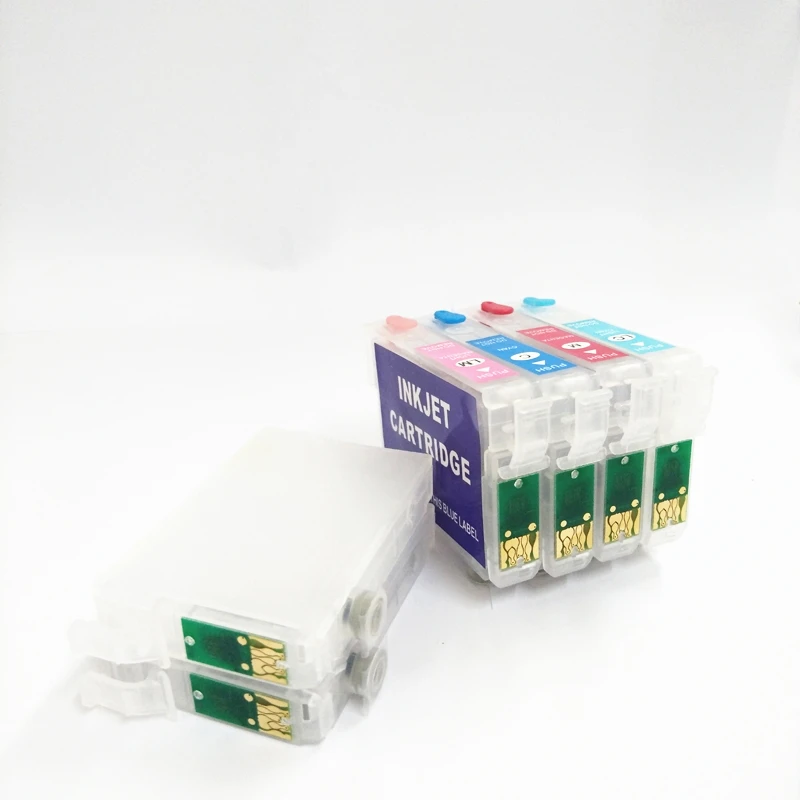 Einkshop T0821 T0826 многоразовый чернильный картридж для Epson T0821N Stylus R270 R390 RX590 TX700W TX800W TX720